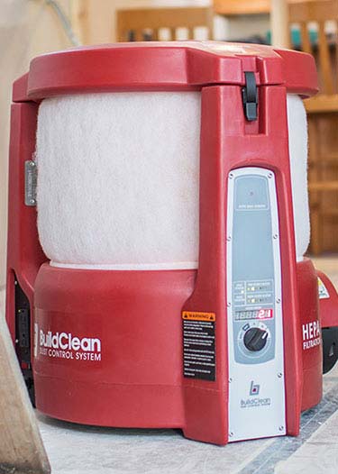 BuildClean dust scrubber