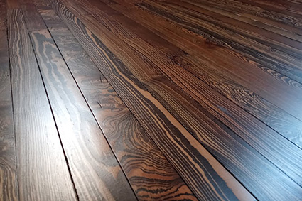 pine floor in Haddon Heights NJ attic after
