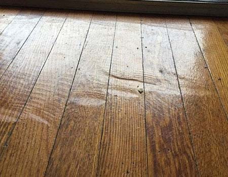 ruined wood floor