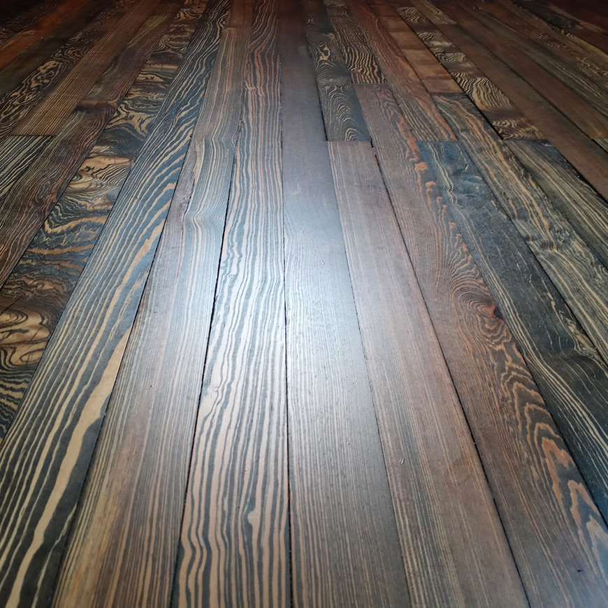 close up of repaired area