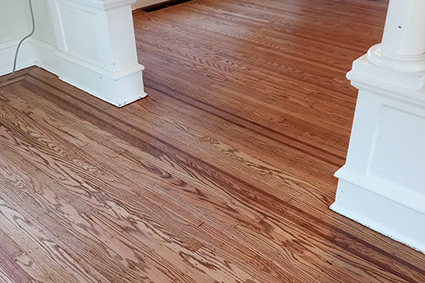 Haddonfield NJ oak floor after
