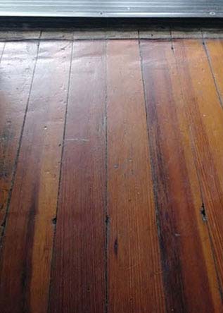 Collingswood NJ hardwood floor before