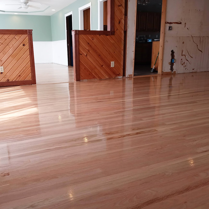 refinished hardwood floor in Voorhees NJ