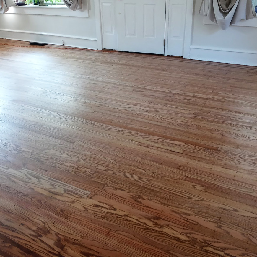 looks like a brand new hardwood floor!